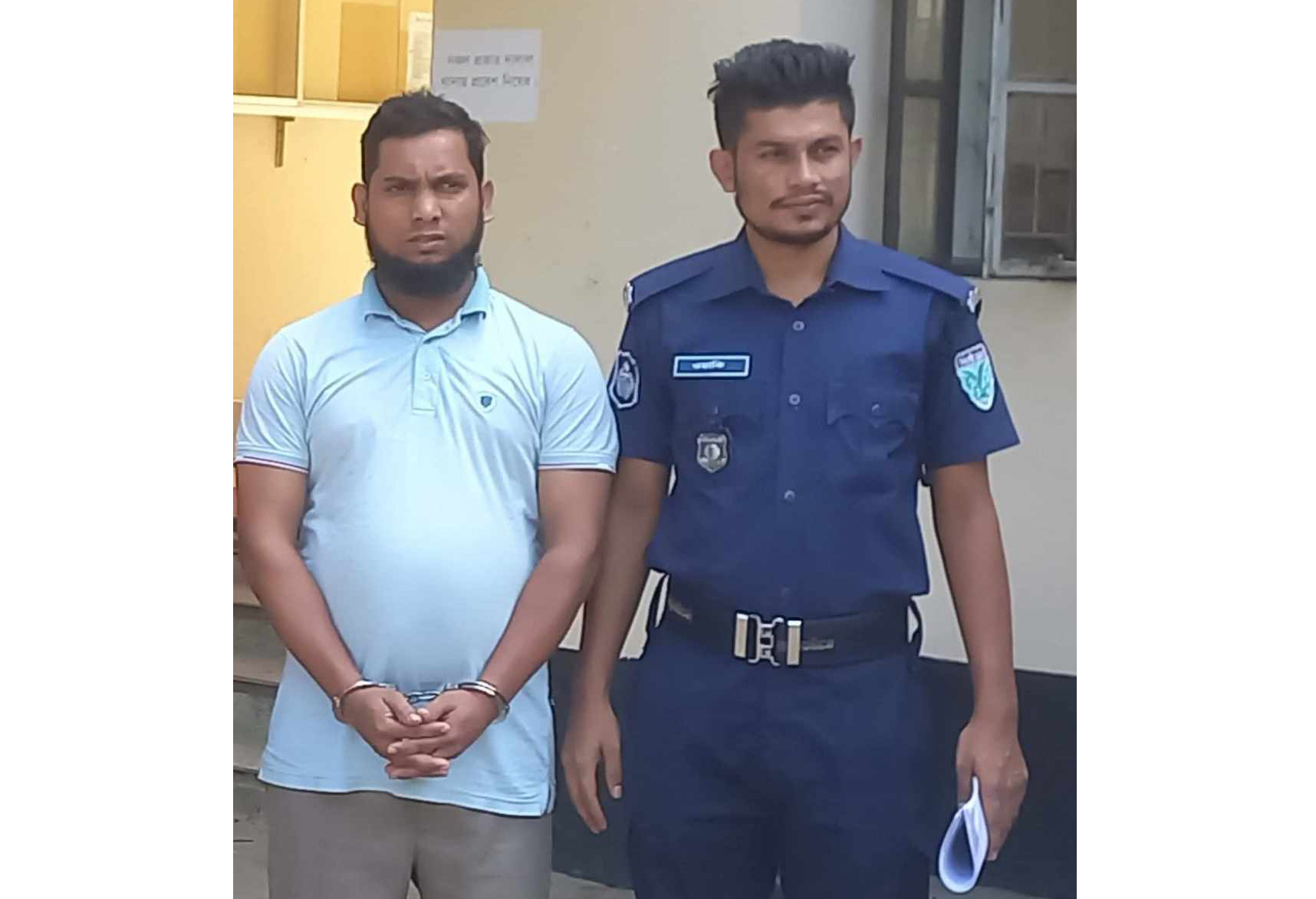 চুনারুঘাটে স্ত্রীর করা যৌতুক মামলায় স্বামী গ্রেপ্তার