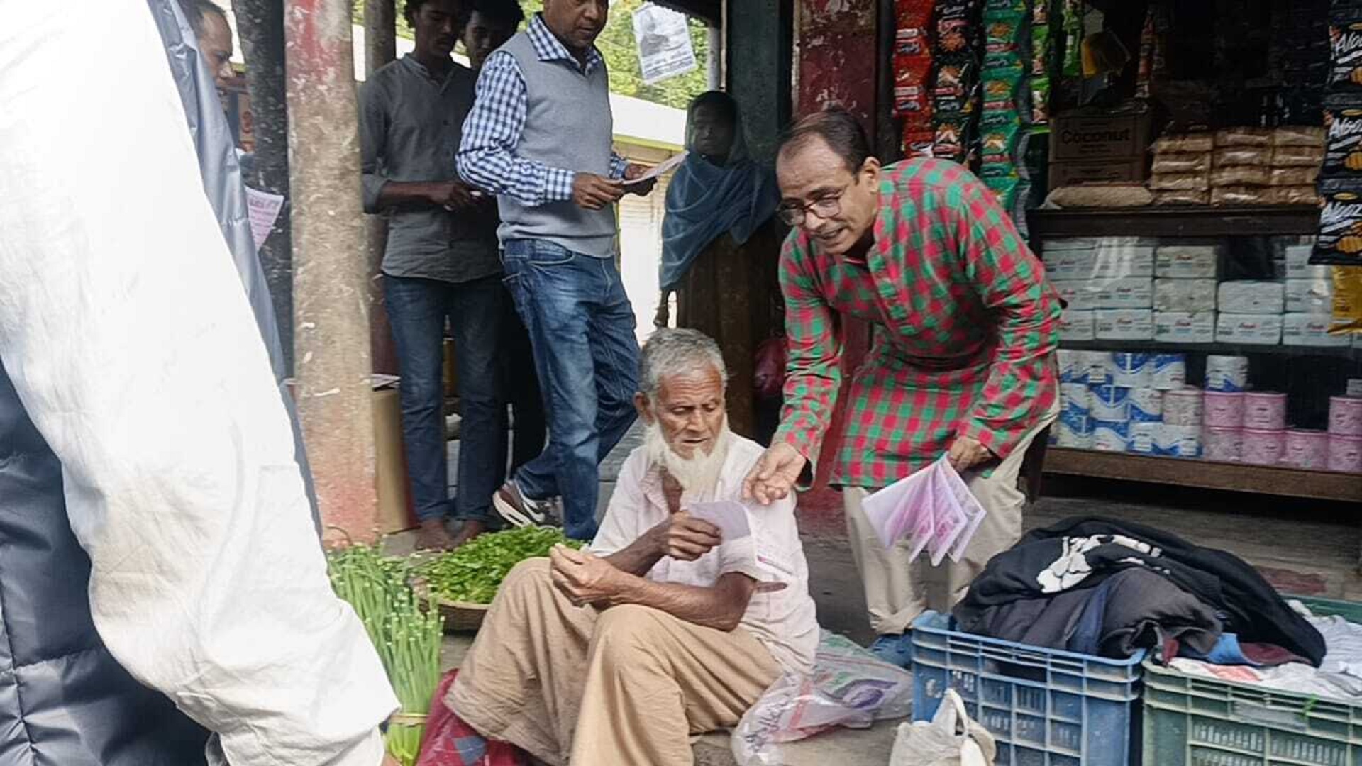 হবিগঞ্জে পুলিশের ধাওয়া খেয়ে পা ভাঙলো বিএনপি নেতার