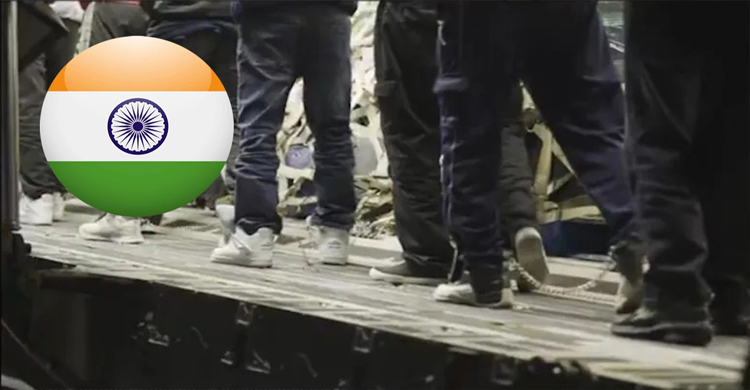 ভা র তী য় অভিবা*সীদের হাত-পা বেঁধে ফেরত পাঠিয়েছে যু ক্ত রা ষ্ট্র