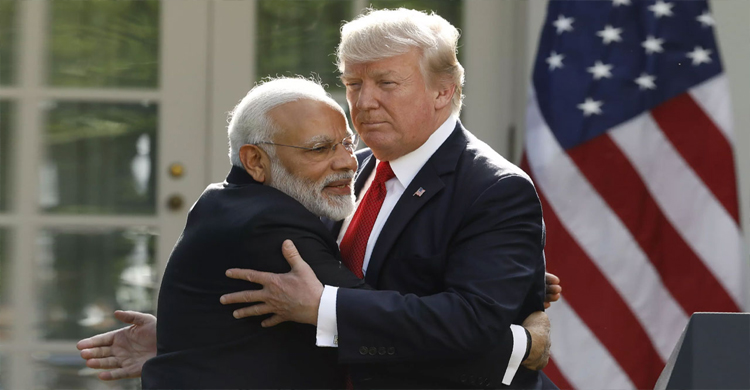 ভা র তী য় দে র শি*কলে না বাঁধতে ট্রাম্পকে অনুরোধ করবেন মোদি