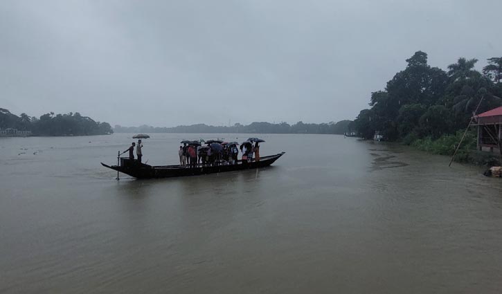 সুনামগঞ্জে মৌসুমের সর্বোচ্চ বৃষ্টি রেকর্ড, বন্যার শ'ঙ্কা