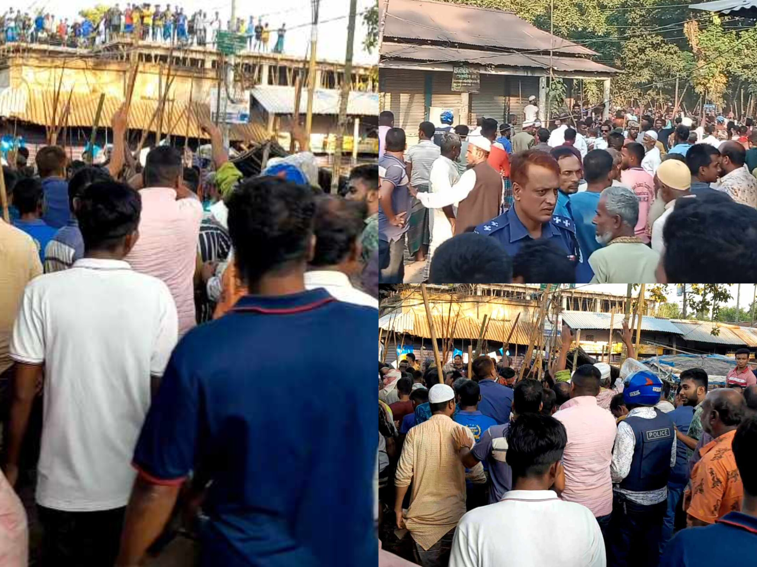 বাহুবলে সবজি বেচাকেনা নিয়ে ৫ গ্রামবাসীর সংঘর্ষে আহত অর্ধশতাধিক