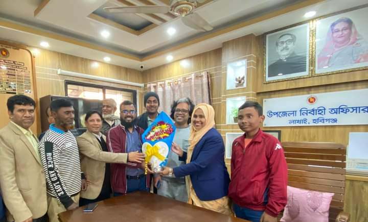 লাখাই উপজেলা নির্বাহী অফিসার নাহিদা সুলতানার দ্বিতীয় বর্ষে পদার্পণ