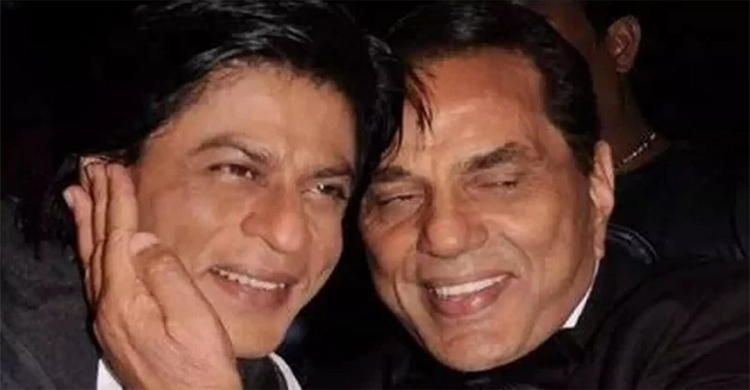 ধর্মেন্দ্রর মৃত্যুতে শাহরুখের আবেগ