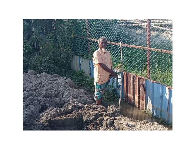 মাধবপুরে ইউপি মেম্বারের বিরুদ্ধে জমি দখলের অভিযোগ 