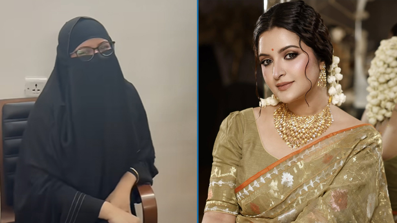 হঠাৎ বোরকায় পরীমণি!
