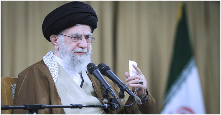 খামেনির ভাষণে প্র তি শো ধে র তিন বার্তা