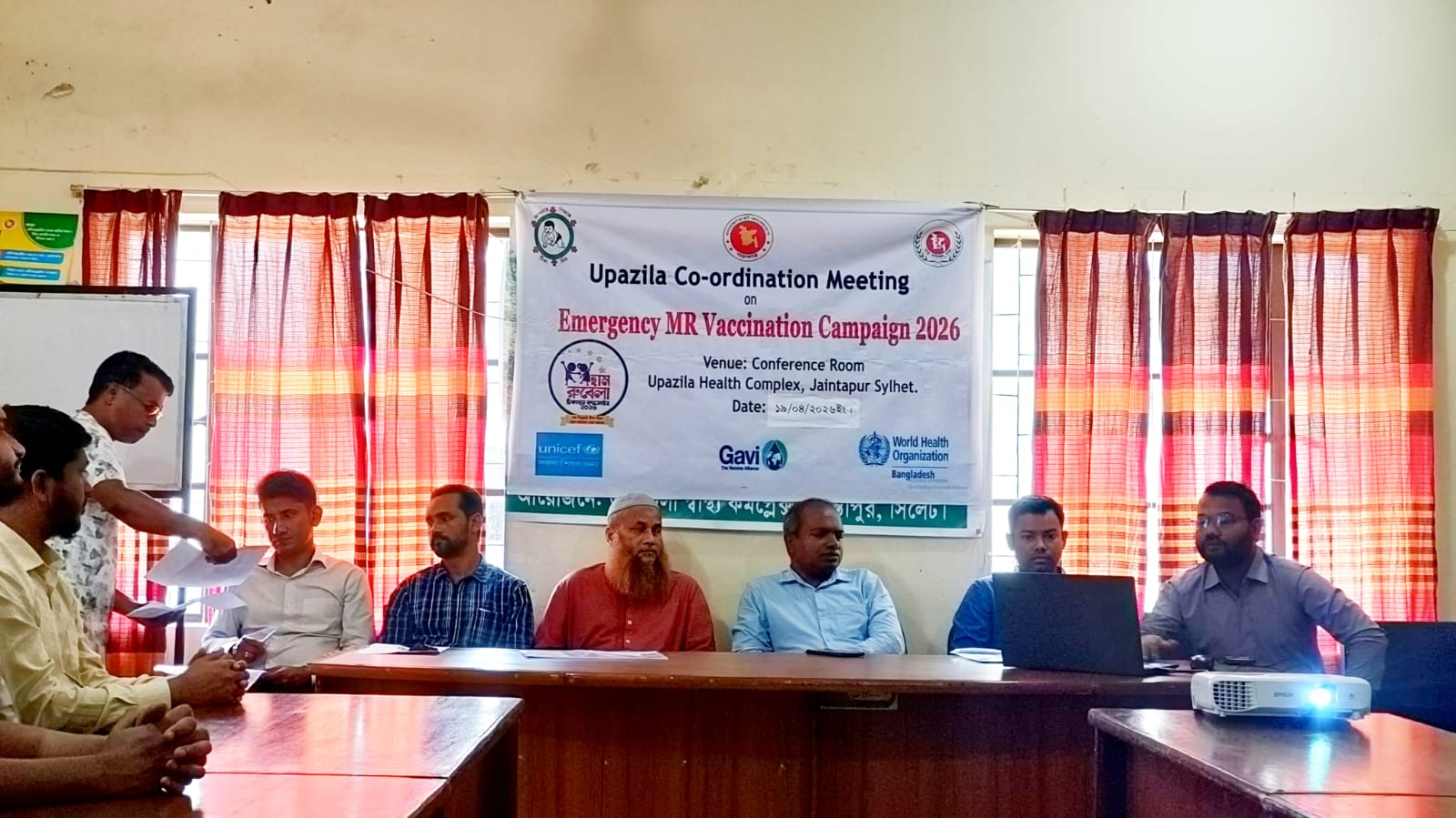 জৈন্তাপুরে হাম-রুবেলা টিকাদান সফল করতে সমন্বয় সভা