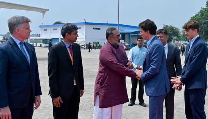 বিমান মেরামতের পর ভারত থেকে কানাডার পথে ট্রুডো