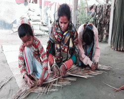 দুর্দিন চলছে জামালগঞ্জের পাটি শিল্পীদের