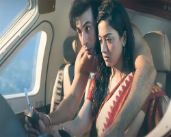 এবার রণবীর-রাশমিকার রোমান্স ভাইরাল
