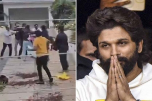 অভিনেতা আল্লু অর্জুনের বাড়িতে হা ম লা
