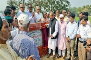 হবিগঞ্জে ৫ কোটি টাকা ব্যয়ে নির্মিত সড়কের উদ্বোধন