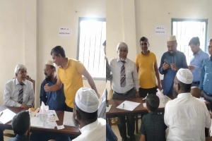 অধ্যাপক ডা: কামরুল আহসান এর নেতৃত্বে ১১ জন ডাক্তার নিয়ে লাখাইয়ে ফ্রি-মেডিকেল ক্যাম্প