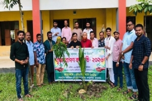 পাড়ারগাঁও আইডিয়াল হাই স্কুলে বৃক্ষরোপণ কর্মসূচি