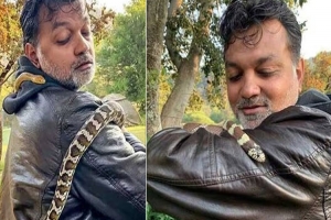 বেডরুমে সাপের ঘর তৈরি করে দিয়েছেন সৃজিত