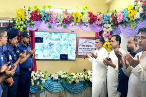 বড়লেখা পৌরশহর এখন সিসিটিভি   ক্যামেরার আওতায়