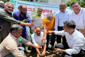 শ্রীমঙ্গলে এক লাখ বৃক্ষরোপণ কর্মসূচির উদ্বোধন